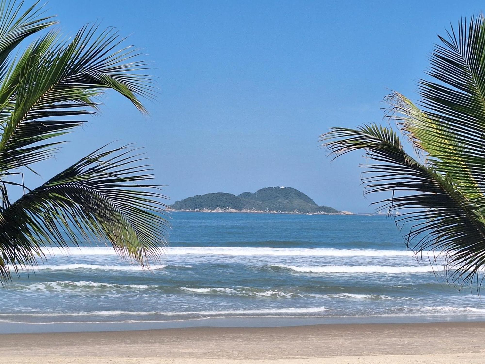 Duplex Pe Na Areia, Praia Do Tombo - Guaruja/Sp. Guarujá Exterior foto